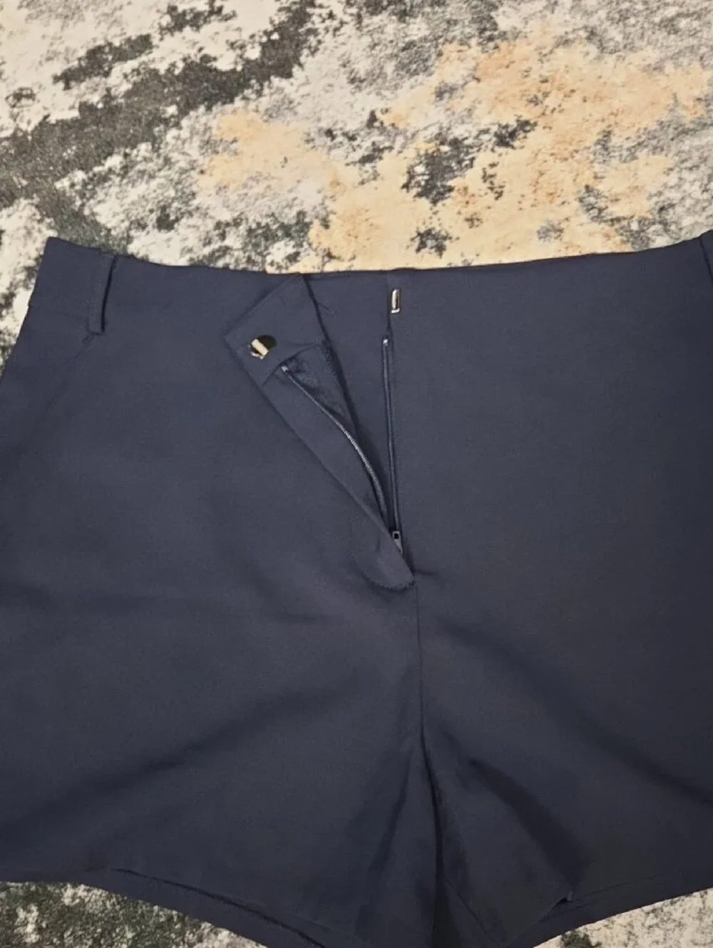 Forever 21 Women’s Large Navy Blue High Rise Tailored Shorts